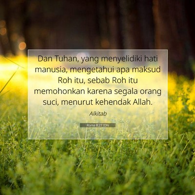 Roma 8:27 Ayat Alkitab Dijelaskan