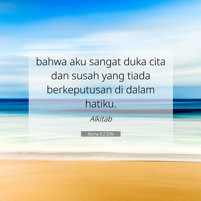 Roma 9:2 Ayat Alkitab Dijelaskan