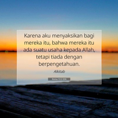 Roma 10:2 IDN Gambar Ayat Alkitab