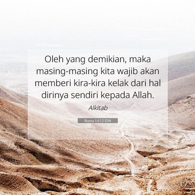 Roma 14:12 IDN Gambar Ayat Alkitab