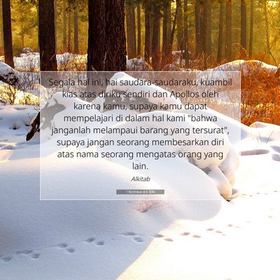 1 Korintus 4:6 IDN Gambar Ayat Alkitab