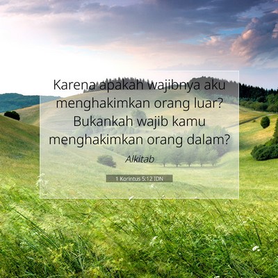 1 Korintus 5:12 IDN Gambar Ayat Alkitab