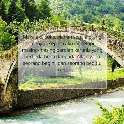 1 Korintus 7:7 IDN Gambar Ayat Alkitab