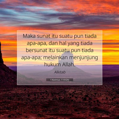 1 Korintus 7:19 IDN Gambar Ayat Alkitab