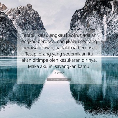 1 Korintus 7:28 IDN Gambar Ayat Alkitab