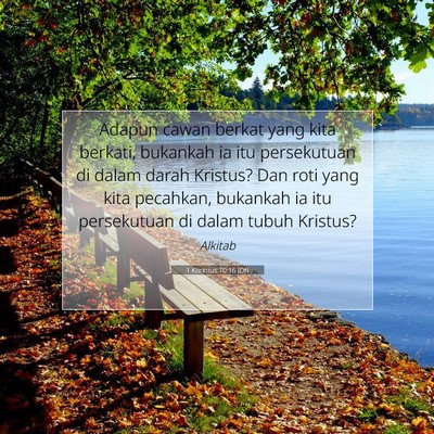 1 Korintus 10:16 IDN Gambar Ayat Alkitab
