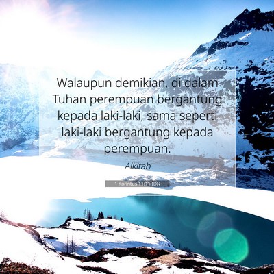 1 Korintus 11:11 IDN Gambar Ayat Alkitab