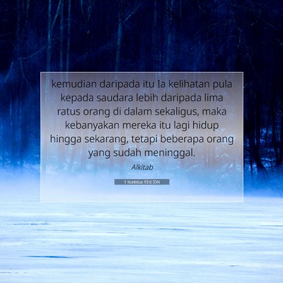 1 Korintus 15:6 Ayat Alkitab Dijelaskan