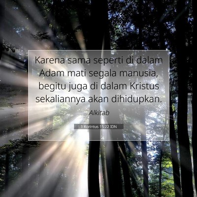 1 Korintus 15:22 Ayat Alkitab Dijelaskan