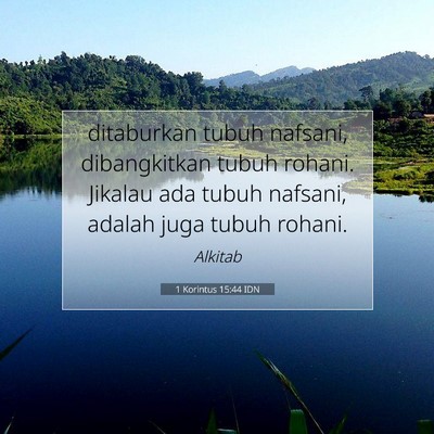1 Korintus 15:44 IDN Gambar Ayat Alkitab