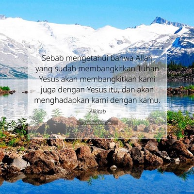 2 Korintus 4:14 Ayat Alkitab Dijelaskan