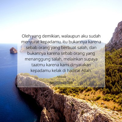 2 Korintus 7:12 Ayat Alkitab Dijelaskan