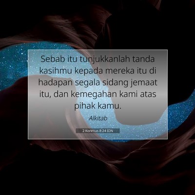 2 Korintus 8:24 IDN Gambar Ayat Alkitab