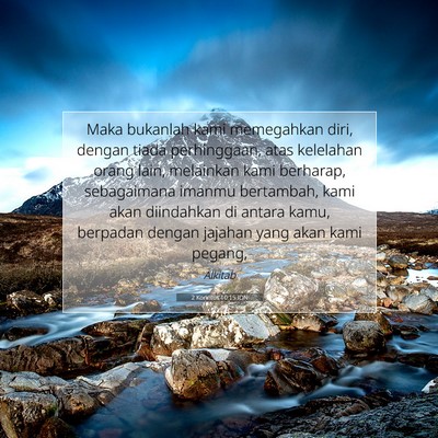 2 Korintus 10:15 Ayat Alkitab Dijelaskan