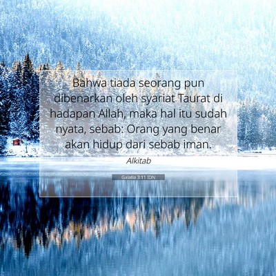 Galatia 3:11 Ayat Alkitab Dijelaskan