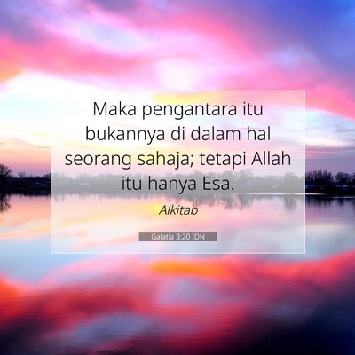 Galatia 3:20 IDN Gambar Ayat Alkitab