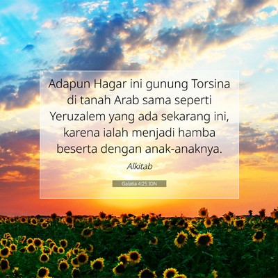 Galatia 4:25 IDN Gambar Ayat Alkitab