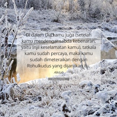 Efesus 1:13 IDN Gambar Ayat Alkitab