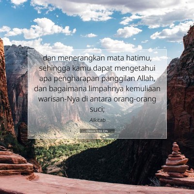 Efesus 1:18 IDN Gambar Ayat Alkitab