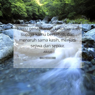 Filipi 2:2 IDN Gambar Ayat Alkitab