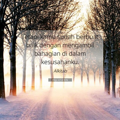 Filipi 4:14 IDN Gambar Ayat Alkitab