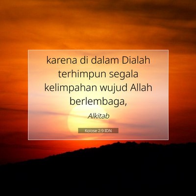 Kolose 2:9 Ayat Alkitab Dijelaskan