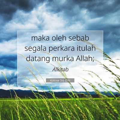 Kolose 3:6 Ayat Alkitab Dijelaskan