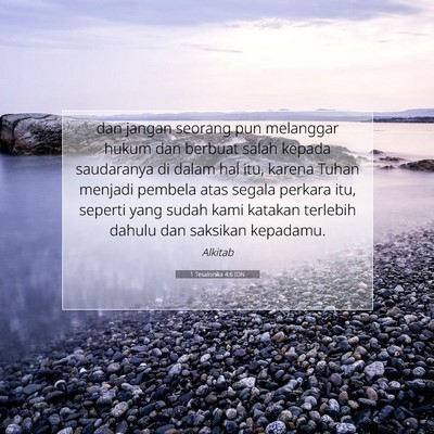 1 Tesalonika 4:6 IDN Gambar Ayat Alkitab