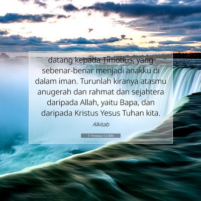 1 Timotius 1:2 IDN Gambar Ayat Alkitab
