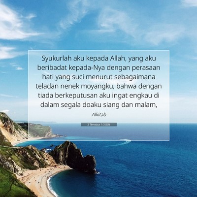 2 Timotius 1:3 IDN Gambar Ayat Alkitab