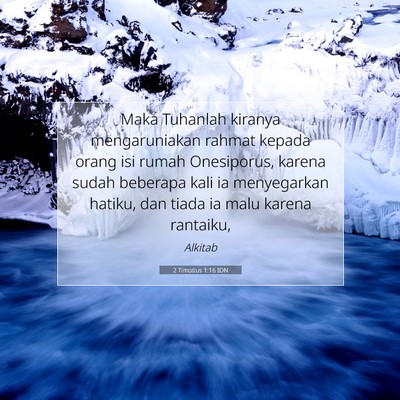 2 Timotius 1:16 IDN Gambar Ayat Alkitab