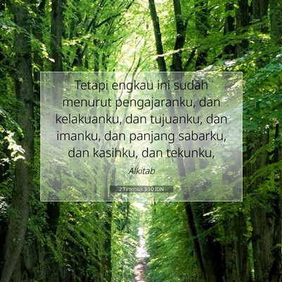 2 Timotius 3:10 IDN Gambar Ayat Alkitab