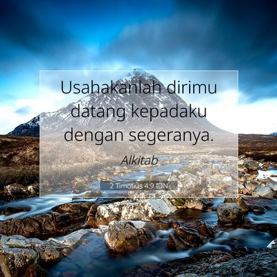 2 Timotius 4:9 Ayat Alkitab Dijelaskan