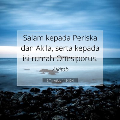 2 Timotius 4:19 Ayat Alkitab Dijelaskan