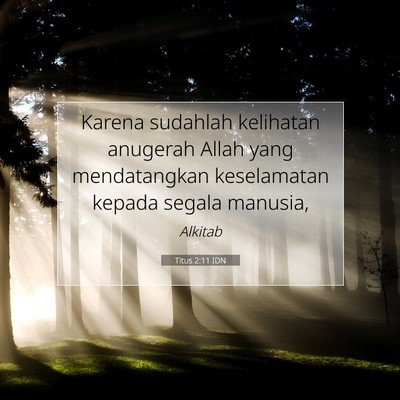 Titus 2:11 IDN Gambar Ayat Alkitab