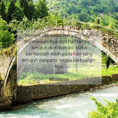 Ibrani 4:4 IDN Gambar Ayat Alkitab