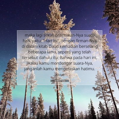Ibrani 4:7 IDN Gambar Ayat Alkitab