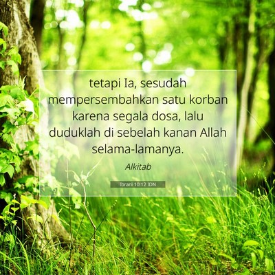 Ibrani 10:12 IDN Gambar Ayat Alkitab
