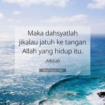 Ibrani 10:31 IDN Gambar Ayat Alkitab