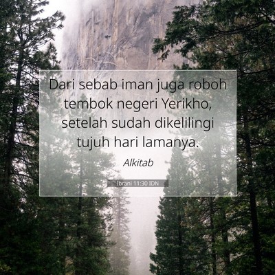 Ibrani 11:30 IDN Gambar Ayat Alkitab