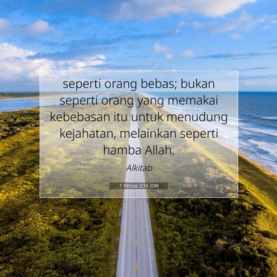 1 Petrus 2:16 Ayat Alkitab Dijelaskan