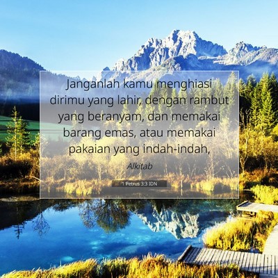 1 Petrus 3:3 Ayat Alkitab Dijelaskan