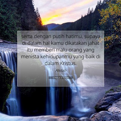 1 Petrus 3:16 Ayat Alkitab Dijelaskan