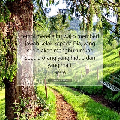 1 Petrus 4:5 Ayat Alkitab Dijelaskan