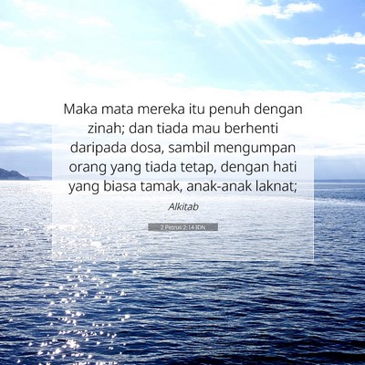 2 Petrus 2:14 Ayat Alkitab Dijelaskan