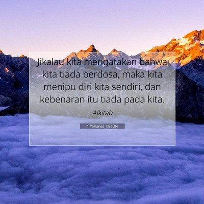 1 Yohanes 1:8 IDN Gambar Ayat Alkitab