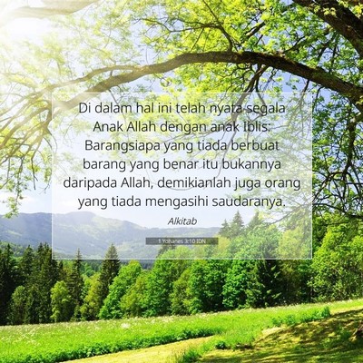 1 Yohanes 3:10 IDN Gambar Ayat Alkitab
