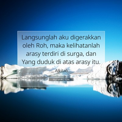 Wahyu 4:2 IDN Gambar Ayat Alkitab