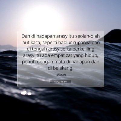 Wahyu 4:6 IDN Gambar Ayat Alkitab