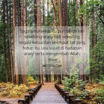 Wahyu 7:11 IDN Gambar Ayat Alkitab